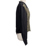 Women's Vintage Joanna Blouse Vest Large Black Photo 2