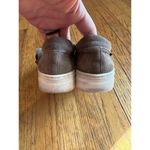 Sesto Meucci Suede Sneaker Platform Bow Dark Taupe Casual Slip On Size 8M Gray Photo 4
