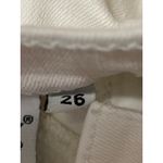 Siwy Women's White Mid Rise Frayed Raw Hem Skinny Leg Denim Jeans Pants Size 26 Photo 4