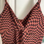 Wild Fable  Brown Checkered, Rave, Retro, Grunge Mini Dress Photo 3