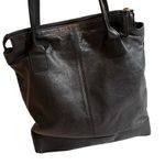 Banana Republic  Leighton Black Leather Tote Shoulder Bag Photo 6