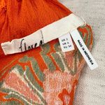 ANTHROPOLOGIE FLOREAT Mandala Halter Neck Wrap Mini Dress Bright Orange Size 2 Photo 11