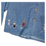 Christopher & Banks VINTAGE Embroidered Cat Shirt Photo 4