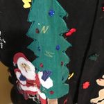 Women’s Ugly Christmas Vintage Vest Size LP so cute Photo 1