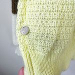 Scotch & Soda Sweater Womens M Linen Mohair Wool Colorblock Sleeves in Citrus Photo 14