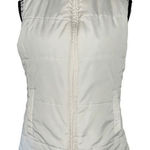 IZOD  off-white/plaid reversible puffer vest‎ medium Photo 0