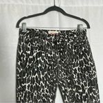 Driftwood Jackie Skinny Animal Chetta Print Black Gray Ivory Jeans Size 28 Photo 4