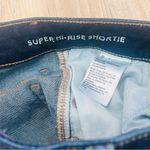 American Eagle 360 Super Stretch Hi-Rise Shortie Denim Shorts Women's Size 0 Photo 1