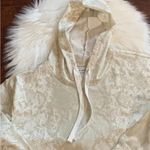 Zoe + Phoebe Ivory Snake Print 2pc Hoodie + Shorts Lounge Set Size Large Photo 3