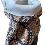 public desire  Snakeskin Print Heeled Sock Booties Photo 3
