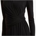 M.M. LaFleur Morgan Black Long Sleeve Wrap Dress Career Office Chic Size 10 Photo 2