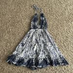 Free People  Beach Day Halter Open Back Mini Dress Photo 3