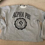 University Tees Alpha Phi raw cut sweatshirt Photo 0