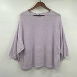 J.Jill Cashmere Sweater Kimono Boxy Fit Lavender Purple Womens Size Small Photo 0