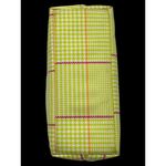 Ralph Lauren Womens Green Yellow Plaid Summer Shoulder Bag With Leather Strap Photo 7