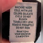 L.L.Bean  women’s black fleecy pullover top with mock next and cross hem; size 1X Photo 5