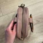 Anthropologie Pink Leather Tortoise Shell Handle Small Bag Photo 2