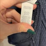 Aerie AMERICAN EAGLE WOMENS NAVY BLUE LUMBERJANE BUTTON DOWN SHIRT SHACKET WAFFLE XXL Photo 3