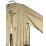 Vintage Cashmere Long Coat Lou Green California Timeless Old Money Cream Size M Tan Size M Photo 2