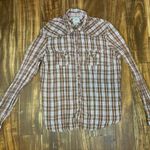 Aeropostale Y2k Pink/Brown Flannel Photo 0