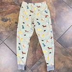 Cuddl Duds  Honeycomb Fleece Pajama Top & Pajama Joggers Set Mint Dogs XS Photo 8
