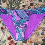 Old Navy Purple and Blue Paisley Bikini Bottom Photo 0