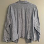 Lane Bryant Blue Linen Blend Officecore Resortwear Summer Women's Jacket Photo 5