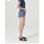 AGOLDE  Parker Vintage Cut-Off Denim Shorts in Swampmeet Dark Size 31 Photo 2