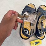 Fly London  Leather Braided front Wedge Sandals Lipstick size 38 Photo 7