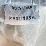 Bryn Walker Bryan Walker Large Linen Cream Color Cropped Pants w/Pockets Stretch Waistband Photo 9