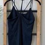 CAbi Black Power Workout Stretch Strappy Yoga Tank Top Photo 6