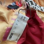 ASOS luxe size is 2 belted drama sleeve, satin florall mini dress nwt Photo 3
