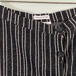 Urban Outfitters Women's Black & White Textured Striped A-line Skirt Size S Photo 1