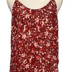 Treasure & Bond NWOT Rust Red Orange Floral Print Strappy Cami Blouse Top New Photo 0