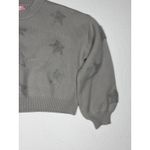 Simply Southern Gray Star Sweater cropped Long Sleeve Crew Neck Women's M NWT Photo 11