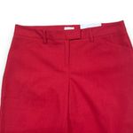 Laundry by Shelli Segal NWT  Ladies Red Slim Fit Ankle Length Pants SZ 6 Photo 7