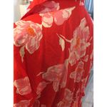 Old Navy New NWT Plus 3X floral red midi dress cut outs Button up front shirt dress Photo 2