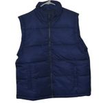 We Wore What NWT Long Sleeve Zip Off Sleeve Puffer Jacket Vest Zip Up Navy Blue S Photo 15