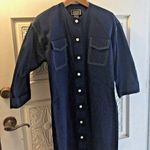 Infinity Designs Boho Denim Dress Size S 100% Cotton Please See Description Blue Photo 0