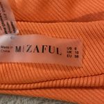 Zaful NWT BIKINI Women's Orange Tie Back Padded High Cut Two Piece Swimsuit Photo 6