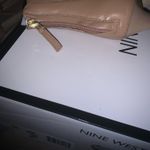 Nine West Chic Tan Lace-Up Women's Heels Photo 6