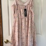 Allegra K Floral Sundress Summer Casual Spaghetti Strap Dress Pink Size L Photo 6