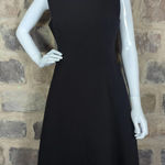 Kate Spade Dress Black Sicily Sleeveless Stretch Sheath Flare Skirt LBD Size 6 Photo 0