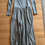Free People Hot Shot Long Sleeve Onesie Size Medium Gray Photo 0