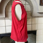 n:philanthropy Red distressed cut out n: philanthropy t shirt size extra large Photo 1