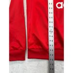 Adidas  Sweatshirt Red Trefoil‎ Logo Pullover Crew Neck Activewear Size M READ Photo 2