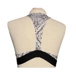 PINK - Victoria's Secret Pink Sport Woman's White & Black Athletic Casual Sports Bra Size Small Photo 4