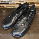 Franco Sarto Love And Peace charm Black loafers Women’s Size 6.5 Photo 1