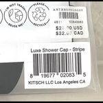 Kitsch black and white shower cap Photo 8