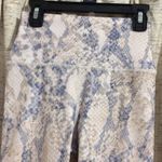 Carbon 38  Python Snakeskin Print High Waisted Leggings Photo 1